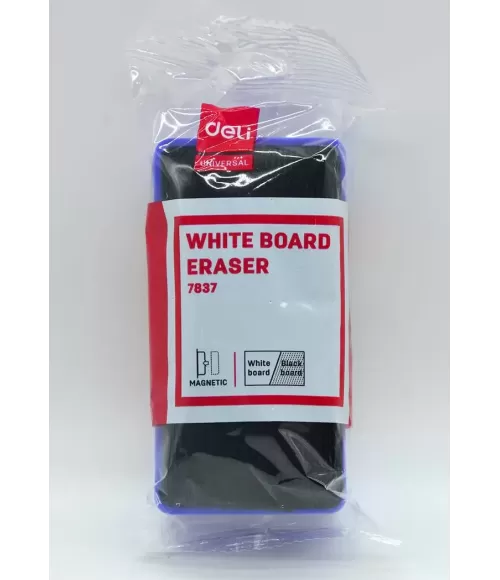 Deli 7837 whiteboard eraser with magnet