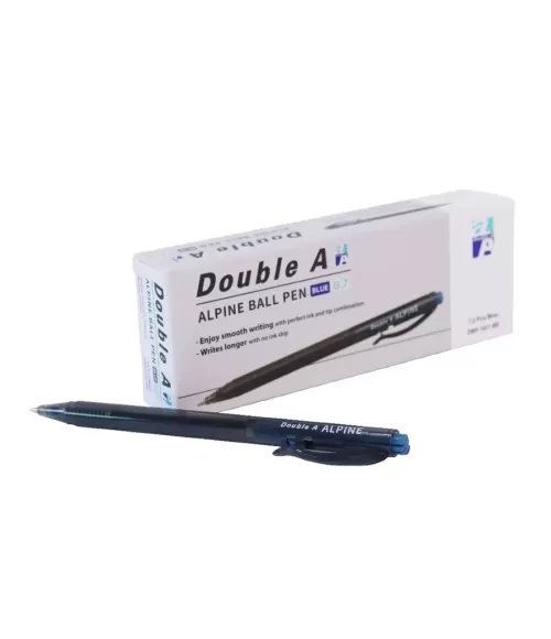 0.7mm Alpine Double A ballpoint pen blue ink
