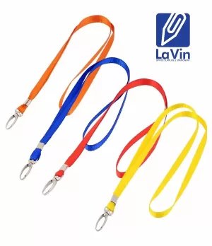 Id Neck Strap Lanyard for ID Card Badge Holder With Metal Clip (Multicolor)