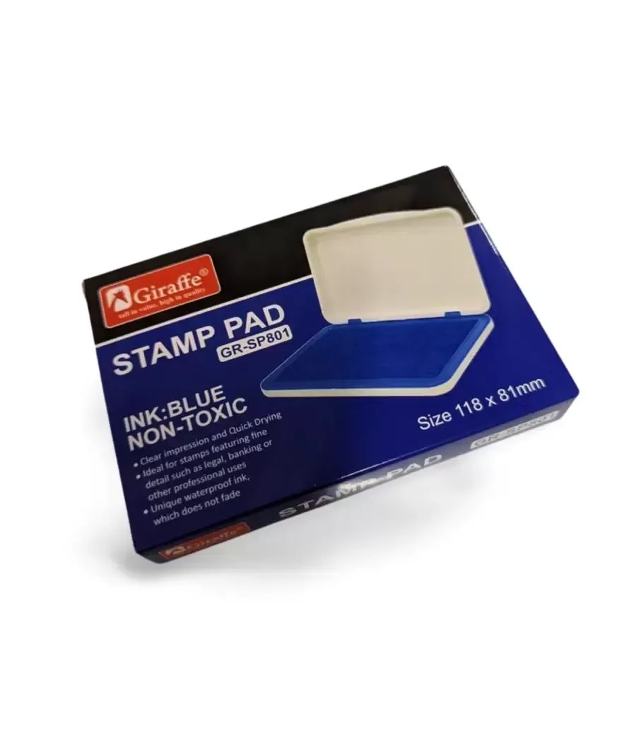 GIRAFFE STAMP PAD 118X81MM GR-SP801 Blue/Red