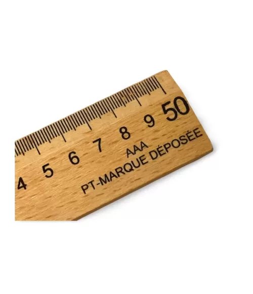 Wooden Ruler Straight type 50cm. Premium quality Wood, Fine finished