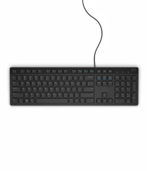 Original DELL USB Keyboard KB216 SLIM (US English)- Black