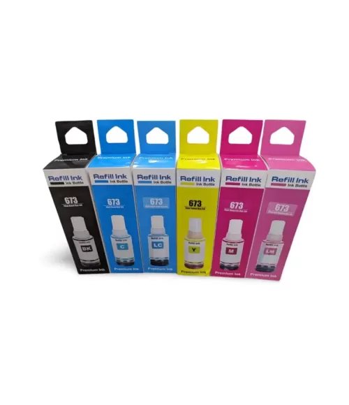 673 Dye Ink For Epson (6 colors) 70ml Bottle