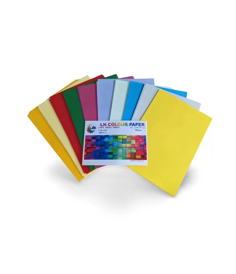 A4 Colored Paper (80gsm) 200 sheets Value Pack (Assorted Color’s)