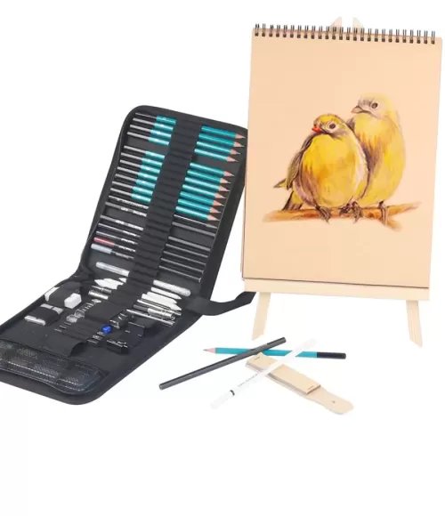 Professional Drawing 50PCS Sketching Pencil Book Art Set Kit