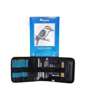 Professional Drawing 50PCS Sketching Pencil Book Art Set Kit