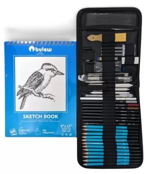 Professional Drawing 50PCS Sketching Pencil Book Art Set Kit