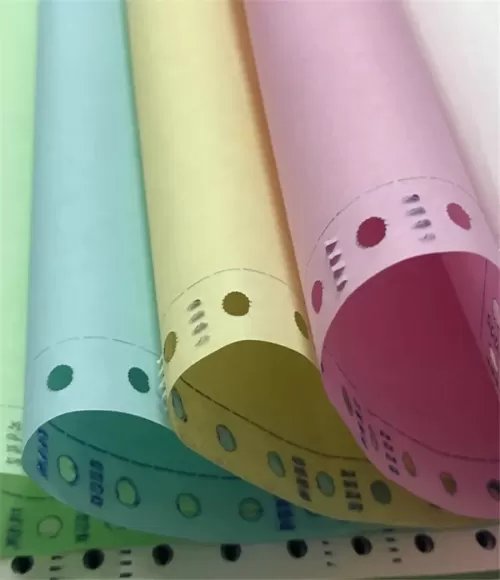 Computer Form A4 (4 Ply) 250 Sets, Color (White/Pink/Green/Yellow) Carbon Paper