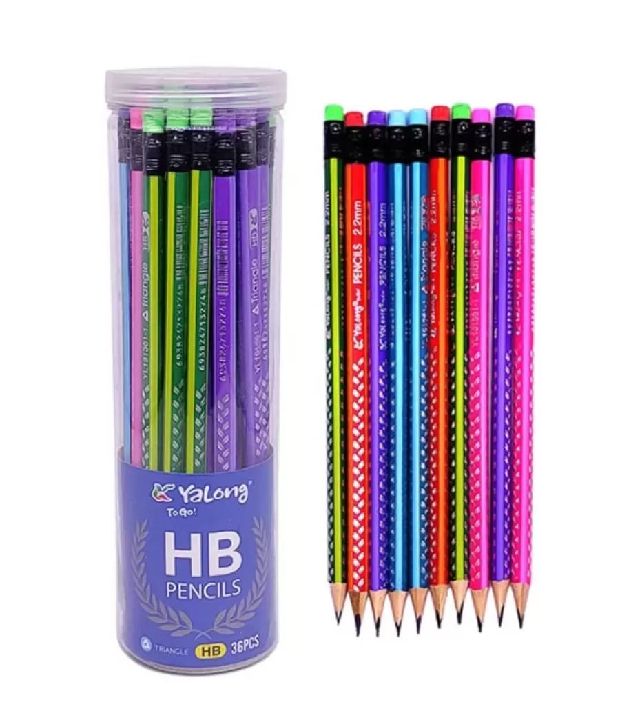 36 Pcs/Set Yalong HB Lead Pencils