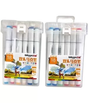 Twin Brush Marker 18pcs