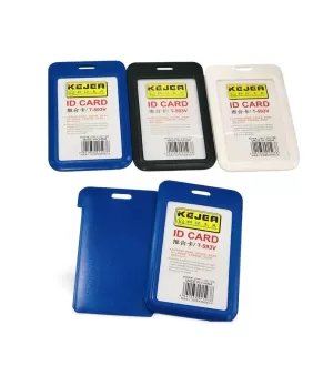 54 x 85mm Sliding Plastic PP ID Card Holder T-593V