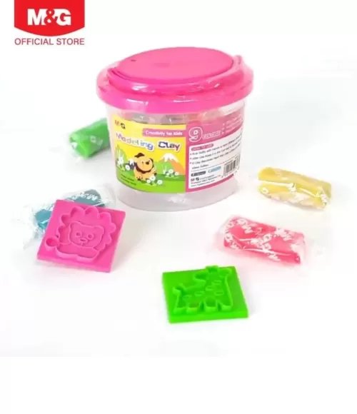 M&G Modeling Clay Dough PP drum 9 colors