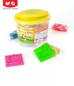 M&G Modeling Clay Dough PP drum 9 colors