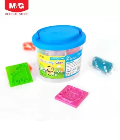 M&G Modeling Clay Dough PP drum 9 colors