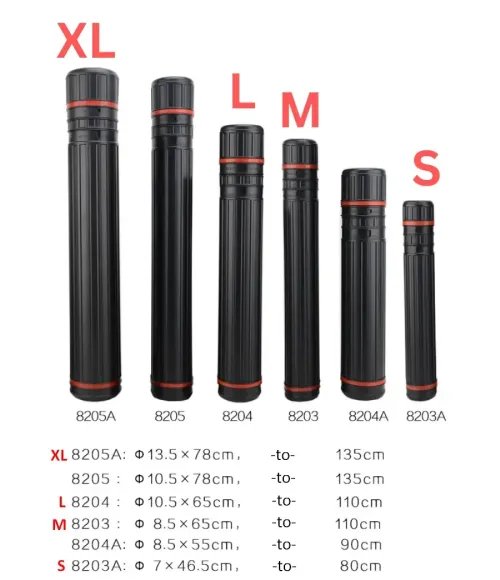 Telescopic Painting Tube for Drawings Paper Mailing Document Storage Poster