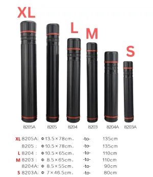Telescopic Painting Tube for Drawings Paper Mailing Document Storage Poster
