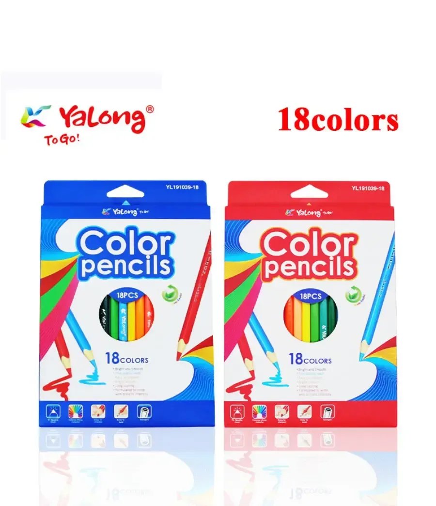Yalong Colored Pencil Set For Drawing Pack Of 18
